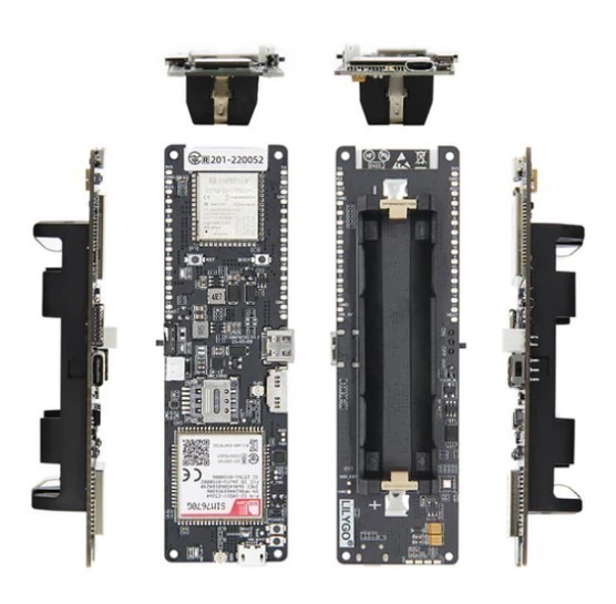 לוח פיתוח ESP32 עם מודול סלולרי T-SIM7670G S3