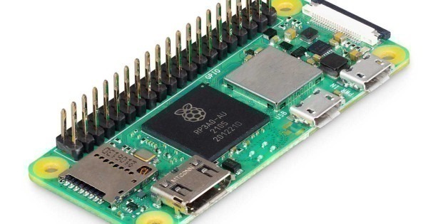 רספברי פיי ZERO 2W עם פינים מולחמים