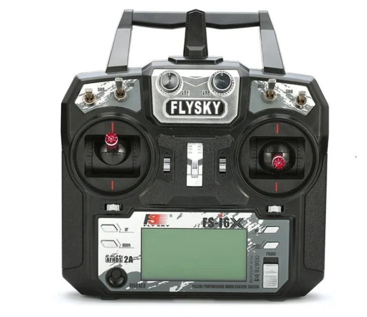 שלט רחוק FLYSKY FS-I6X - I6X 2.4G  AFHDS 2A עם 10 ערוצים