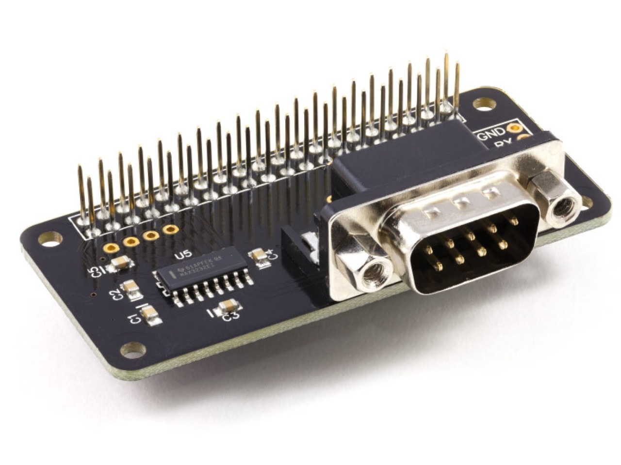 מרחיב מתאם RS232 לרספברי פיי Zero