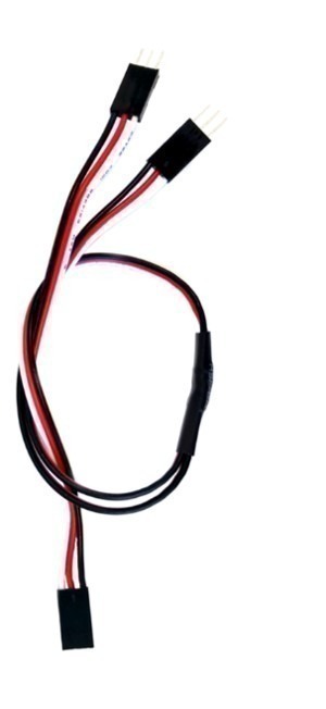 כבל מפצל לשני סרוו באורך 300 מ"מ