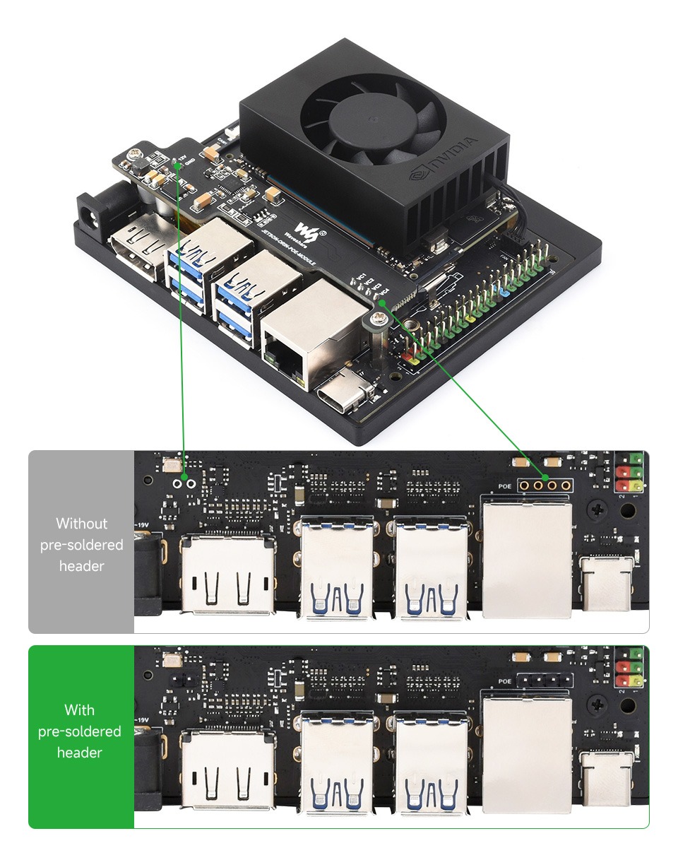 מרחיב חיבור POE ללוח JETSON – תמונה 4