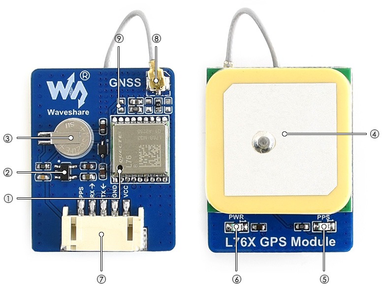 מודול L76X מקלט GPS Multi-GNSS – תמונה 3