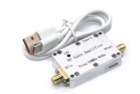 מודול מגבר RF 50dB  לתדרים 10-6000MHz