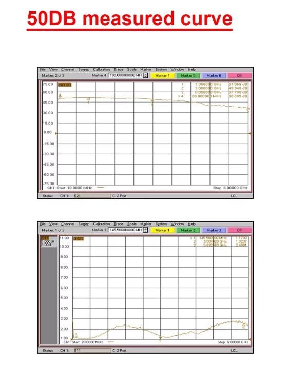 מודול מגבר RF 50dB לתדרים 10-6000MHz – תמונה 3