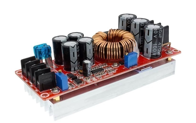 מודול מעלה מתח משתנה עד 1200W 20A עם הגבלת זרם