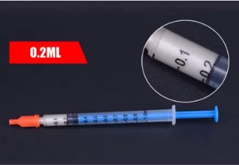 מזרק דבק צבע כסף מוליך 0.2ml – תמונה 2