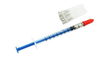 מזרק דבק צבע כסף מוליך 0.2ml