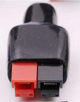 זוג מחברי אנדרסון 15A שחור ואדום