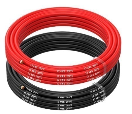 חוט רב גידי 12AWG - חום