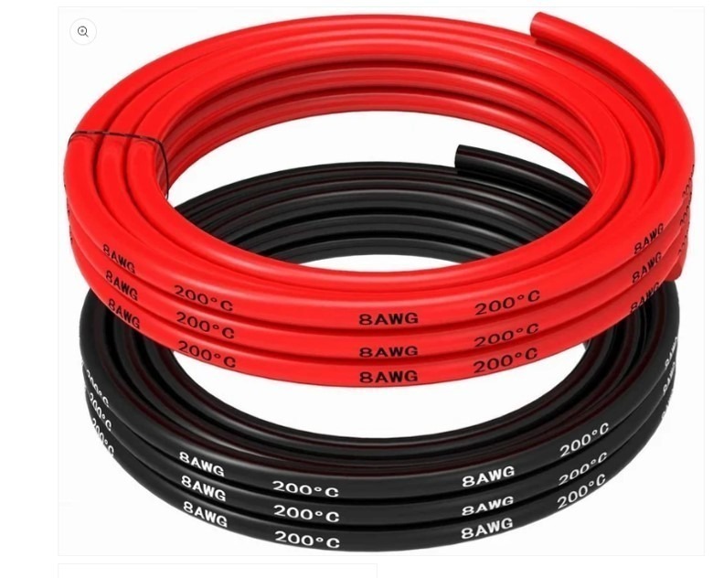 חוט רב גידי 8AWG - אדום