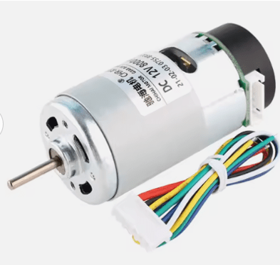 מנוע CHR-RS555 12V DC  עם אנקודר 8000 סל"ד