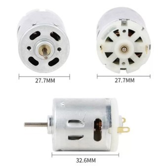 מנוע RS360 12V DC  עד 12000 סל"ד