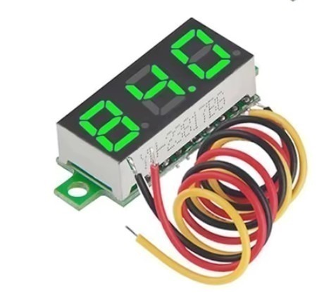 תצוגת מד מתח דיגיטאלית עד 100V