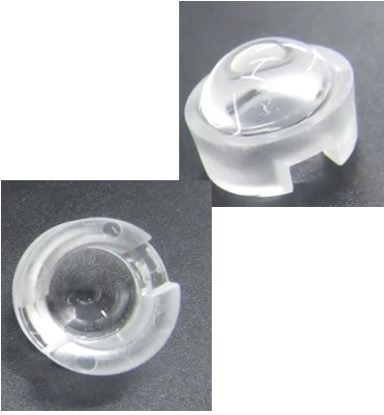 עדשה ממקדת מפתח 100 מעלות ללד 5 מ"מ