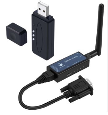 צמד מודולים להמרה מבלוטוס לאטרנט / RS232