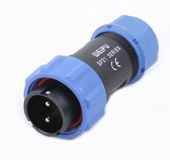 מחבר תקע 2 פינים SP2110/P2 להלחמה