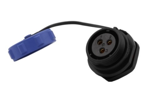 מחבר שקע 3 פינים SP2112/S3 להלחמה
