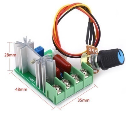 מודול SCR ווסת מתח AC עד 2000W – תמונה 2