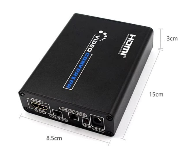 ממיר וידאו מ- HDMI ל- RCA / S-Video – תמונה 2