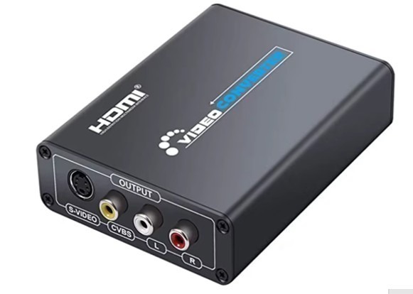ממיר וידאו מ- HDMI ל- RCA / S-Video