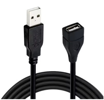 כבל מאריך USB A 2.0  זכר לנקבה