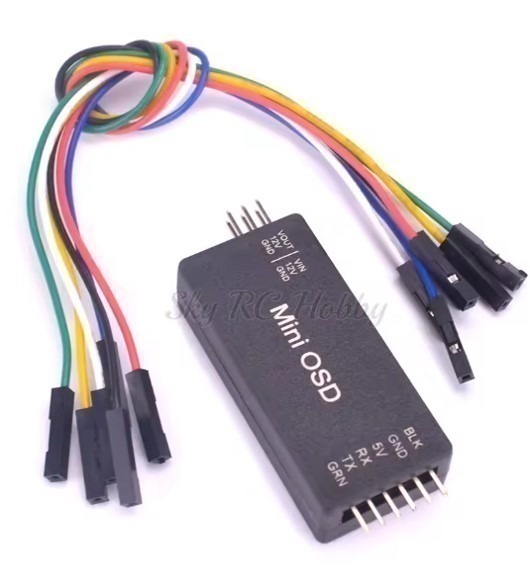 מודול Mavlink Mini OSD הוספת תצוגה לוידאו אנלוגי במארז