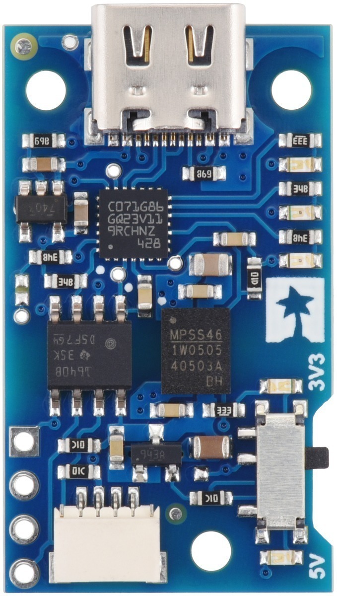 מודול ממיר USB C - I2C עם מתח מבודד גלווני בינהם