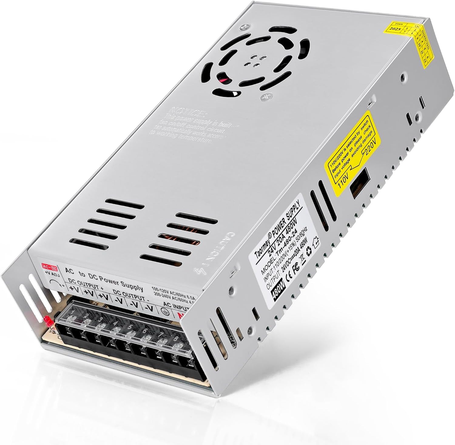 ספק כוח / שנאי טרמינל S-480-24  24V 20A