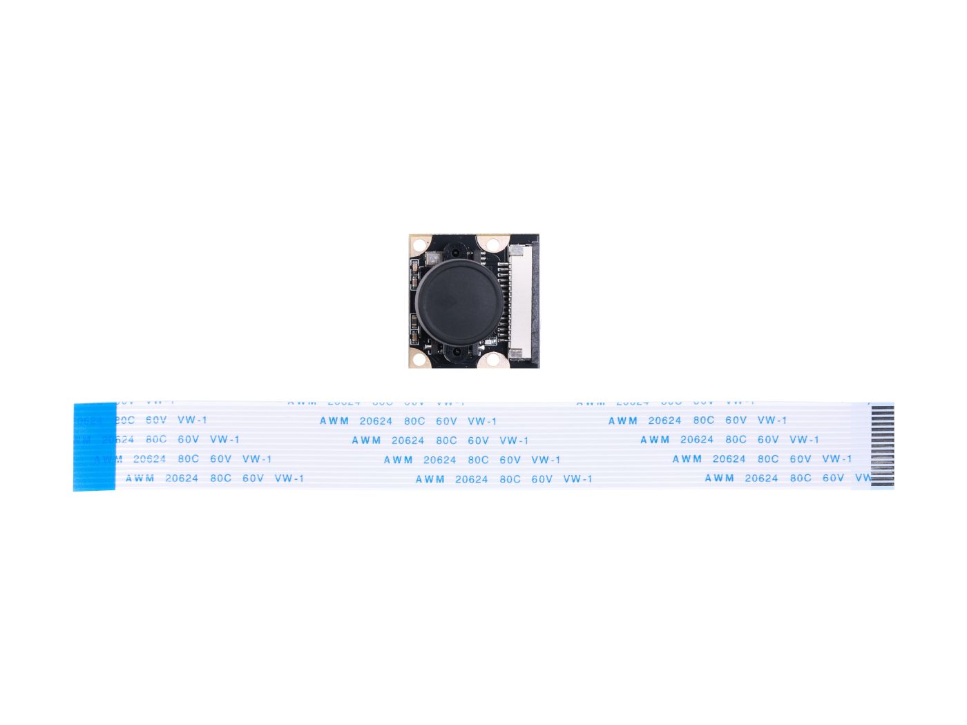 מודול מצלמה 5MP OV5640 חיבור עם כבל 15 פינים לרספברי פיי 4 מפתח צילום 160 מעלות